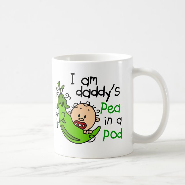I Am Daddy's Pea In A Pod 1 Coffee Mug (Right)