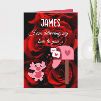 I am delivering my love to you Valentine Holiday
