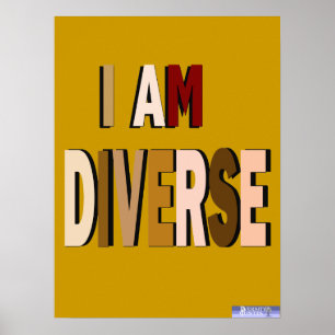 I Am Diverse Poster