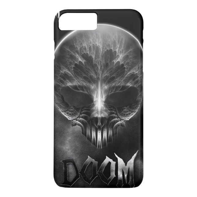 I Am Doom Fractal Skull Case-Mate iPhone Case (Back)