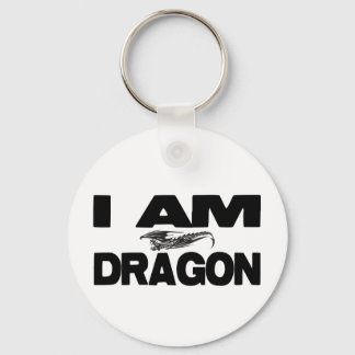 I Am Dragon Keychain