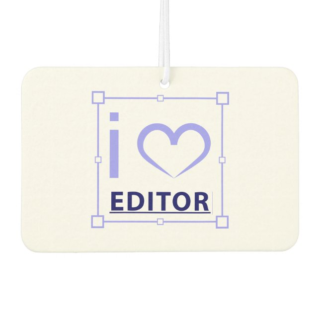 I am editor air freshener (Front)