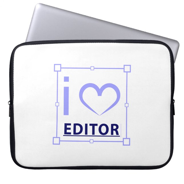 I am editor laptop sleeve (Front)