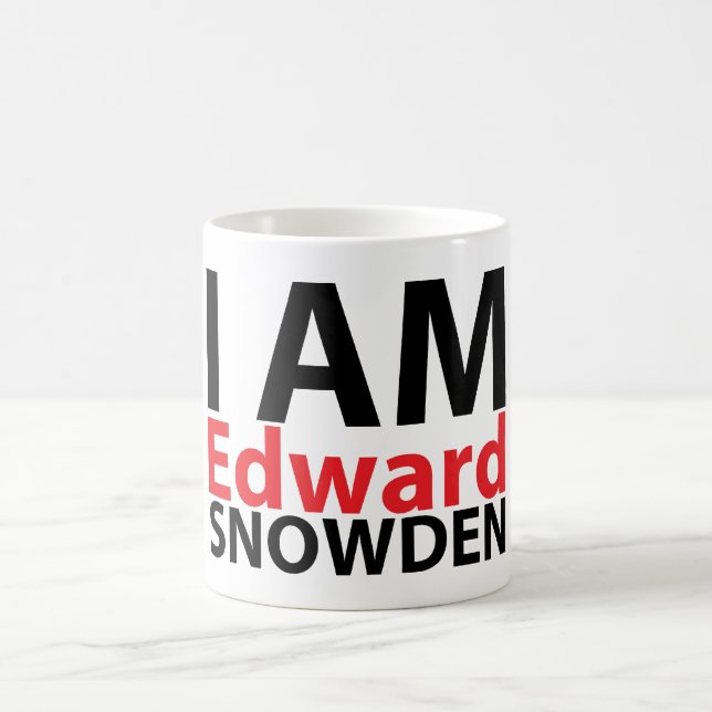 I Am Edward Snowden Mug (Center)