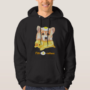 I Am Egg Cellent Excellent Corgi Hoodie