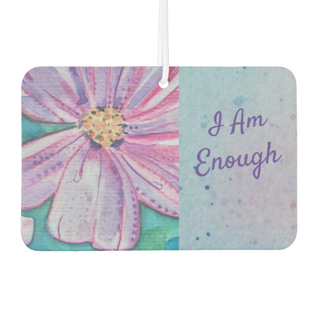 I am Enough Affirmation Air Freshener (Front)