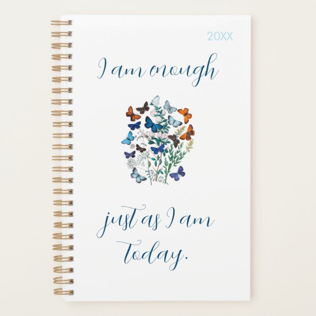 "I Am Enough" Affirmation Planner (Front)