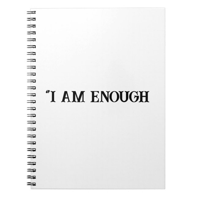 I Am Enough Kids Affirmation Journal (Front)