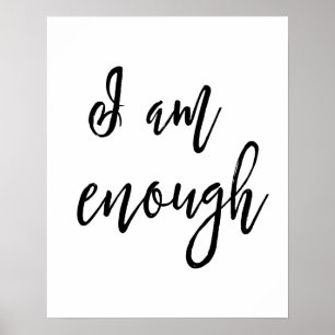 I Am Enough Poster