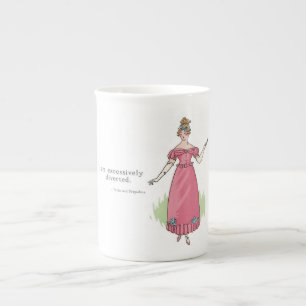 I am excessively diverted - Pride & Prejudice Bone China Mug