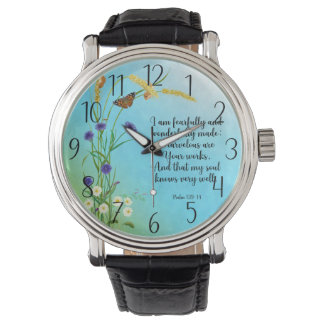 I am fearfully and wonderfully made square watch