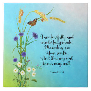 I am fearfully and wonderfully made tile