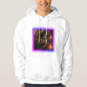 I AM FIRE CLASSIC BOLD WRITEN HOODIE 