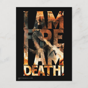 I Am Fire I Am Death! Postcard