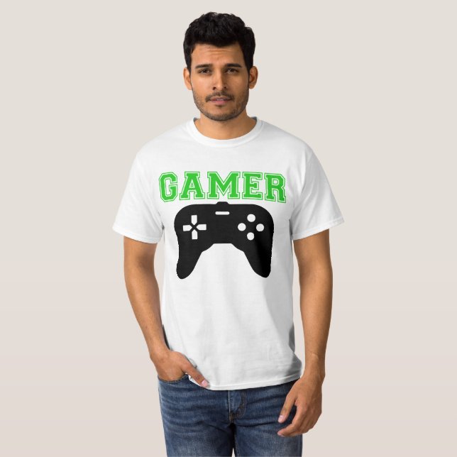 I am gamer controller T-Shirt (Front Full)