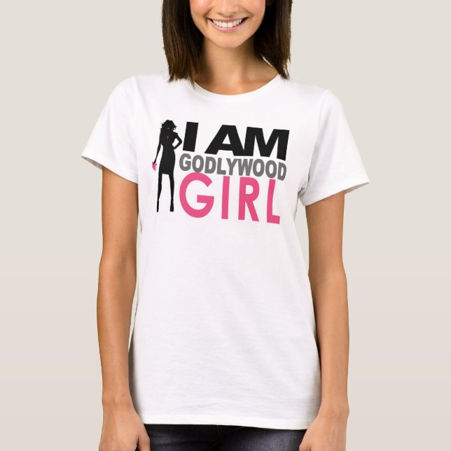 I am Godlywood Girl - Bella Flowy Circle Top (Front)