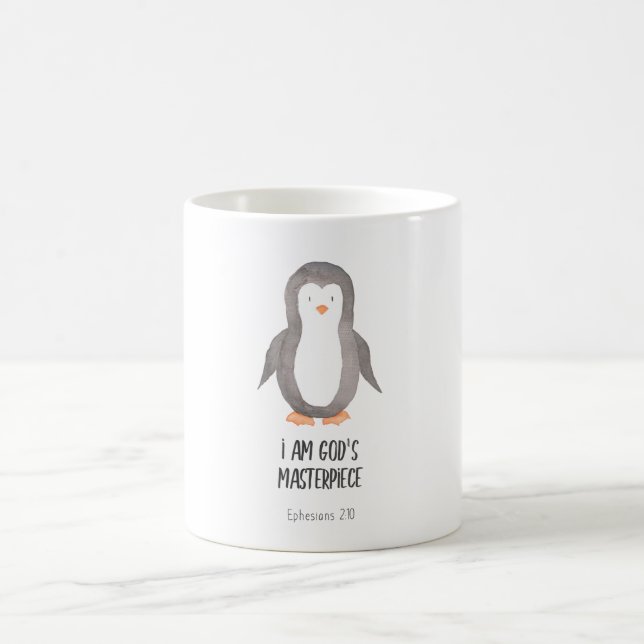 I am Gods Masterpiece Mug Bible Verse (Center)