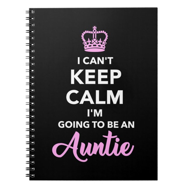 I Am Going To Be An Auntie Notebook (Front)