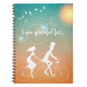 I am grateful for... Journal w/Tandem Couple