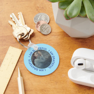 I Am Grateful  Keychain
