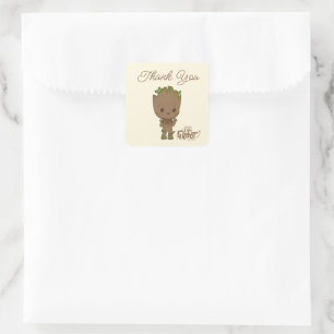 I am Groot   1st Birthday Square Sticker