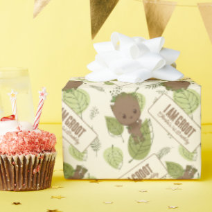 I am Groot 1st Birthday Wrapping Paper