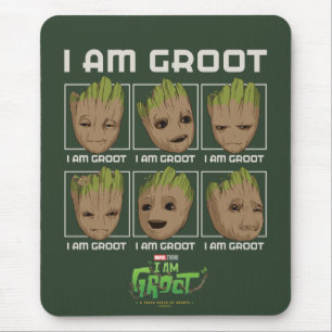 I Am Groot Moods Mouse Pad