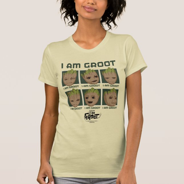 I Am Groot Moods T-Shirt (Front)