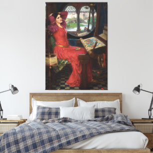 I am Half-Sick Art by John William Waterhouse Canvas Print