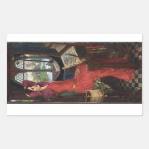 I Am Half Sick of Shadows - John Waterhouse Sticker