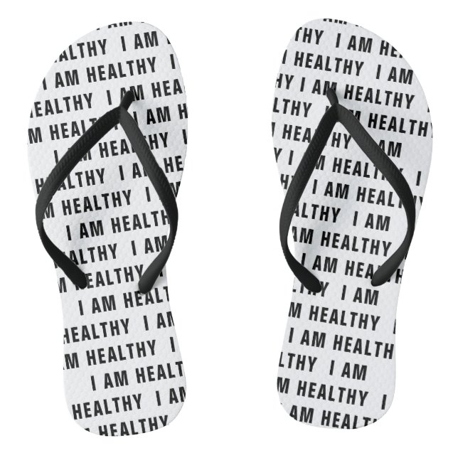I am Healthy Flip Flops (Footbed)