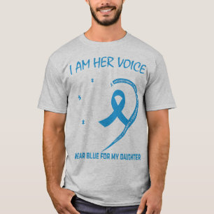 I am her voice she is my heart Autism awareness cl T-Shirt