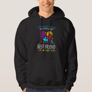 I Am Her Voice She Is My Heart Best Friend Autism Hoodie