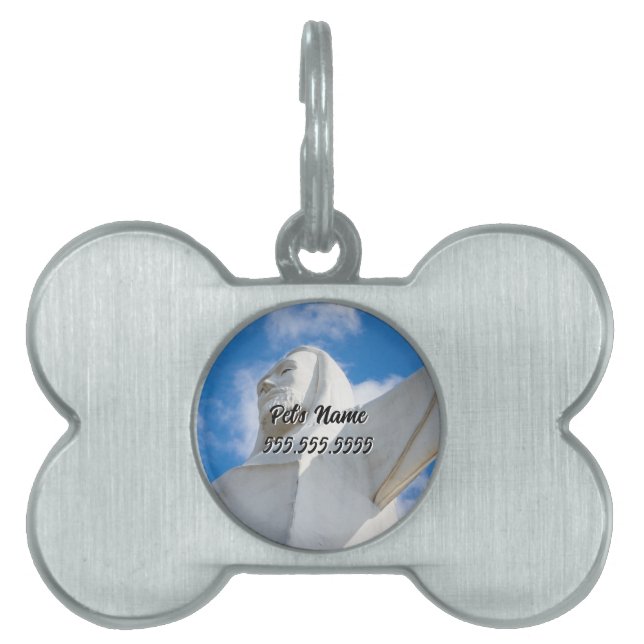 I Am Here Pet Name Tag (Front)