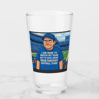 I am here to see my team not hear about Fantasy Glass