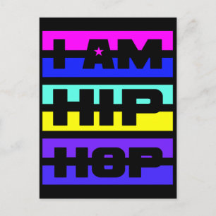 I Am Hip Hop postcard - customize
