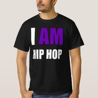 "I AM HIP HOP" PURPLE LETTER TOP