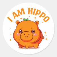I am Hippo - Funny Hippo
