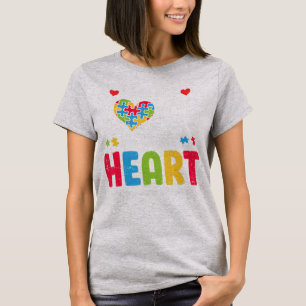 I Am His Voice He Is My Heart Autism Awareness Aut T-Shirt