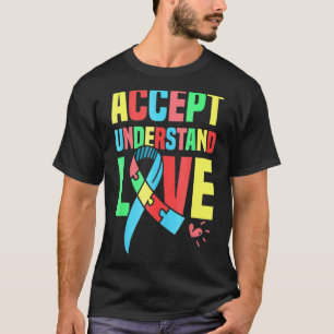 I Am His Voice He Is My Heart Autism Awareness Mom T-Shirt