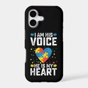 I Am His Voice He Is My Heart Autism Mom Dad