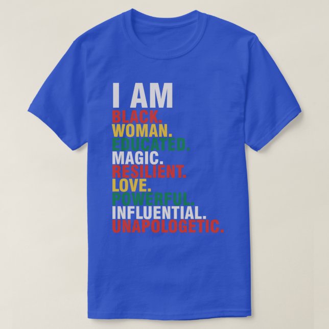 I am   history month gift T-Shirt (Design Front)