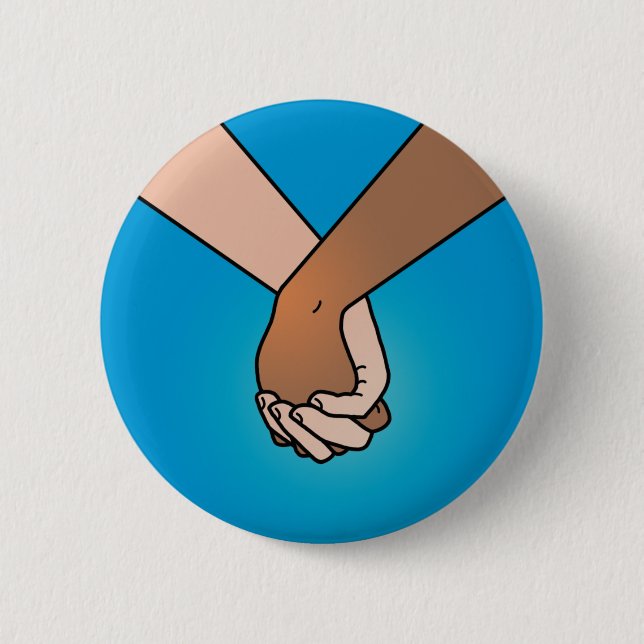 I Am Holding Your Hand (v.2) by Kate Leth 2 Inch Round Button (Front)