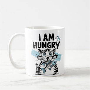 I am Hungry cat Coffee Mug