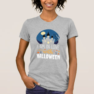 I Am In Love With Halloween Haunted Castle_1 T-Shirt