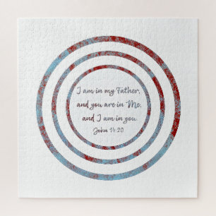 I am in my father John 14:20 Jigsaw Puzzle