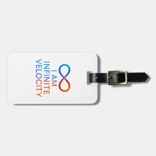 I AM Infinite Velocity – Quantum Energy Design Luggage Tag