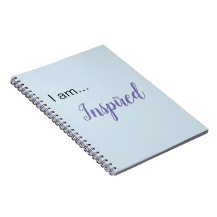 "I am... Inspired" Spiral Notebook