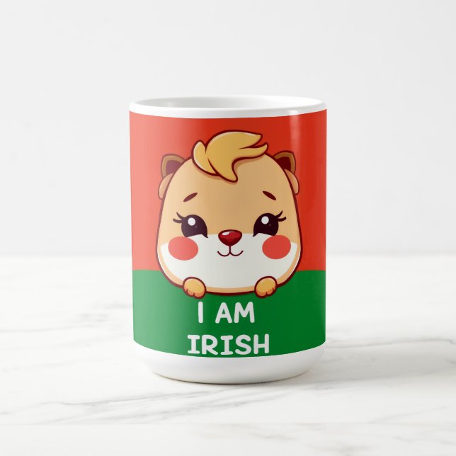 I am Irish cute animal Coffee Mug (Center)