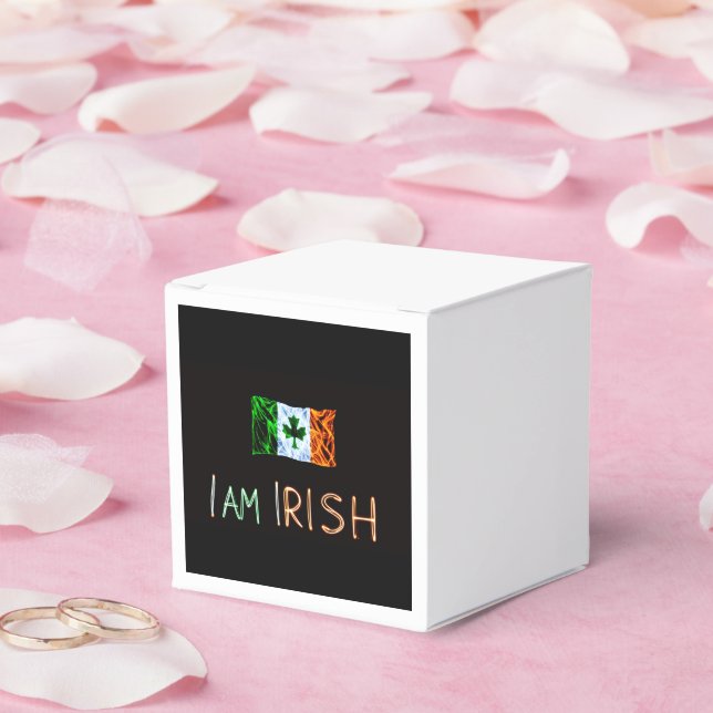 I am Irish Favor Box (Wedding)
